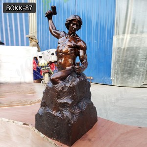  » Outdoor Bronze Famous Bobbie Carlyle’s Self Made Man Statue Replica for Sale BOKK-87