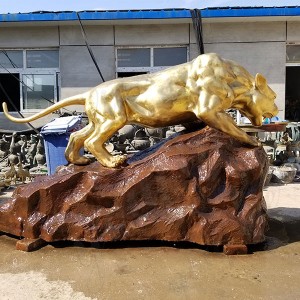  » Famous Bronze Statue Life Size Panther Statue
