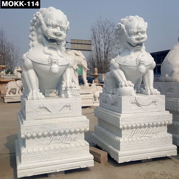 Lucky Decoration Chinese Lion Statue MOKK-114
