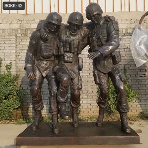  » Outdoor Statue of “No One Left Behind” Replica Military Memorial Statues BOKK-42