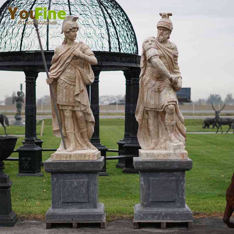  » Garden hand carved marble stone roman warrior sculpture for sale Featured Image