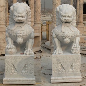  » Marble Lion Statue Lion Statues for Front Portch Lion Statue for Home MOKK-121