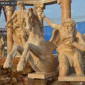  » Outdoor Large Trevi Foutain Natural Marble Carving Factory Supplier MOKK-521