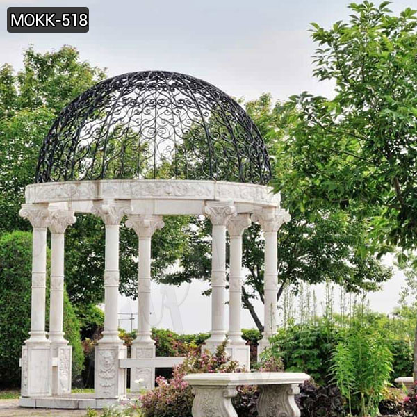  » Elegant Modern Wedding Gazebo Decor MOKK-518 Featured Image