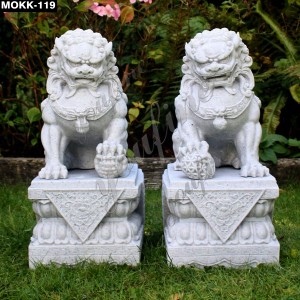  » Classic Chinese Lion Garden Statue MOKK-119