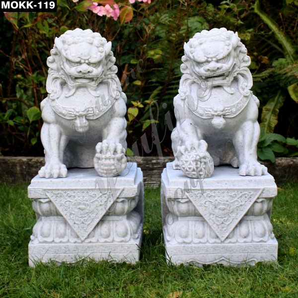 Classic Chinese Lion Garden Statue MOKK-119
