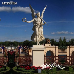  » Outdoor White Life-size Marble Angel Statue for Sale MOKK-784