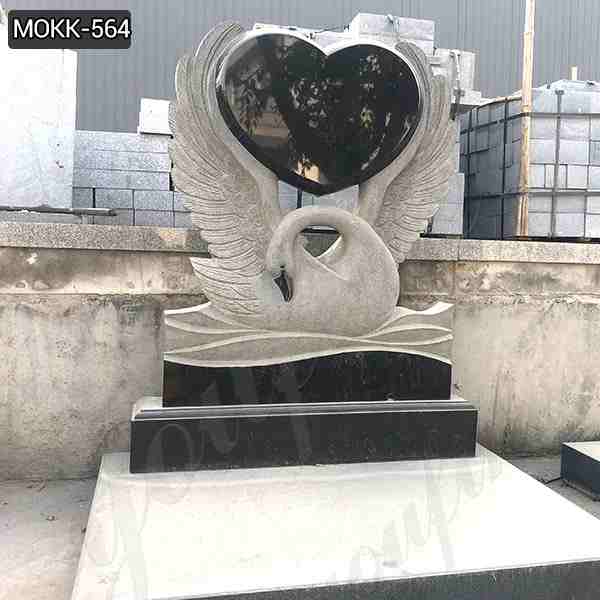  » Hand Carved Customized Marble Swan Headstone with Factory Price MOKK-564 Featured Image