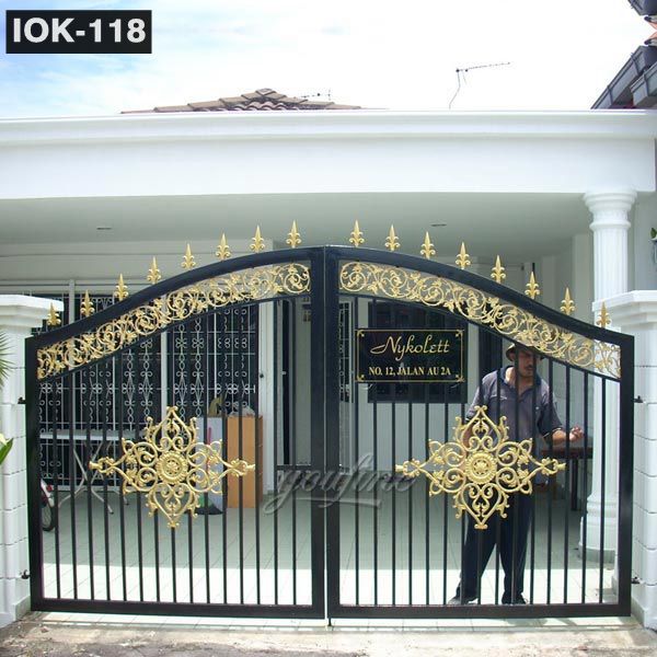New Design Safety Iron Fence Gate IOK-118