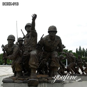  » Large Outdoor Bronze Military Monument Garden Project for Sale BOKK-913