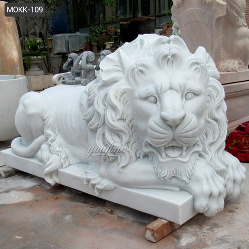 marble lion statue for sale marble lion statue MOKK-109