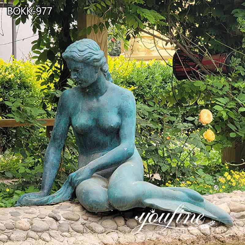 Antique Casting Bronze Mermaid Statue from Factory Supply BOKK-977