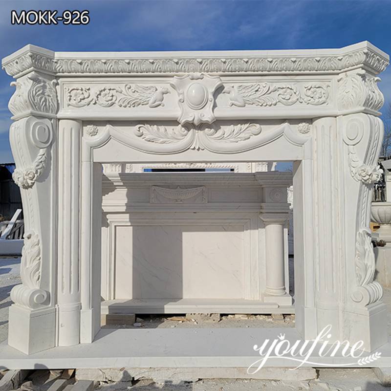  » French White Marble Fireplace Surround First-rate Manufacturer MOKK-926 Featured Image