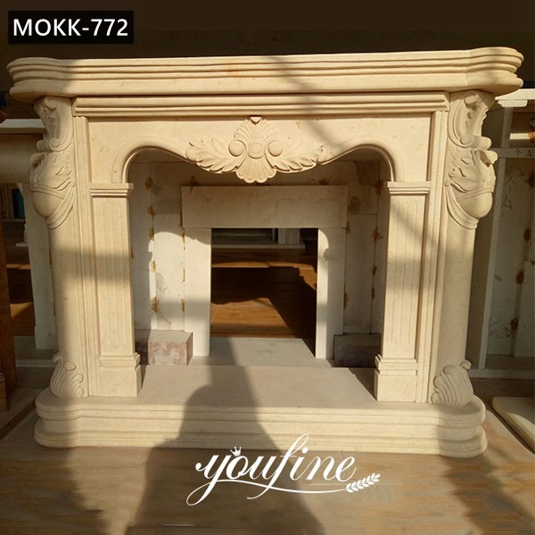  » Antique Marble French Fireplace Mantels for Sale MOKK-772 Featured Image