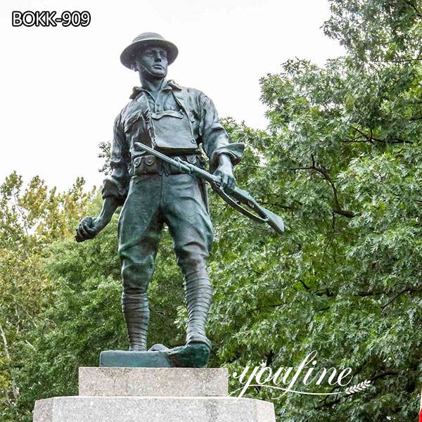 Life Size Outdoor Bronze Military Memorial Statue for Sale BOKK-909