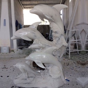Hand caved marble life size marble statues for sale