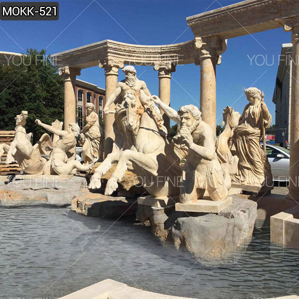  » Outdoor Large Trevi Foutain Natural Marble Carving Factory Supplier MOKK-521 Featured Image