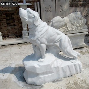  » Life Size Detailed Carving Marble Dog MOKK-522