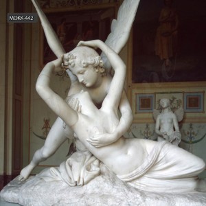  » Famous Marble Replica Cupid and Psyche Statue for Sale MOKK-442