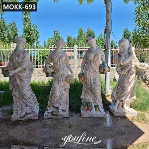  » Life Size Marble Statues of Four Seasons Garden Decor MOKK-693