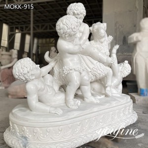  » White Marble Boy Sculpture Natural Outdoor Decor Factory Supply MOKK-915