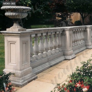  »  Outdoor decorative marble balcony  marble stair balustrade MOKK-364