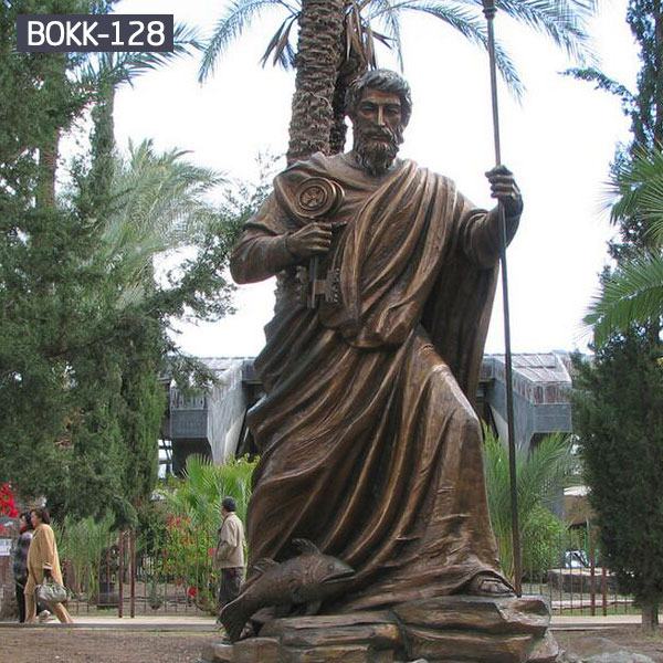  » Buy Life Size Bronze religious st.peter sculpture for church decoration BOKK-128 Featured Image