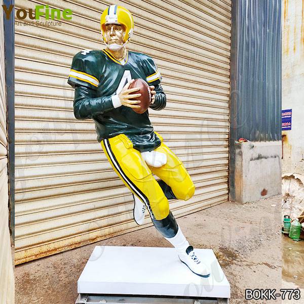 Life Size Bronze Football Player Statues for Sale BOKK-773