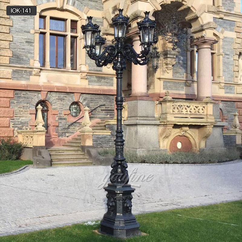  » Outdoor street lighting pole cast iron street lamps for sale IOK-141 Featured Image