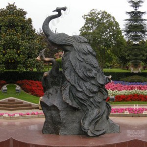  » Home garden decoration bronze peacock statue for sale