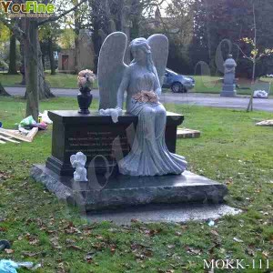  » Life Size Marble Angel Headstones Prices for Sale MOKK-111