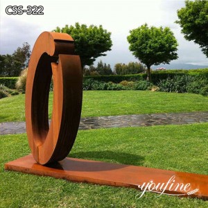  » Corten Steel Art Sculpture Outdoor Garden Decor Factory Supply CSS-322