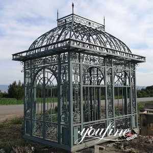  » Large Iron Gazebo Design for Outdoor Decoration for Sale IOK-82