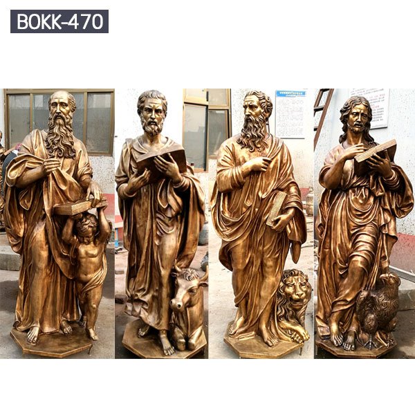 Life size famous four bronze catholic statues for religious church for sale from china foundry--BOKK-470