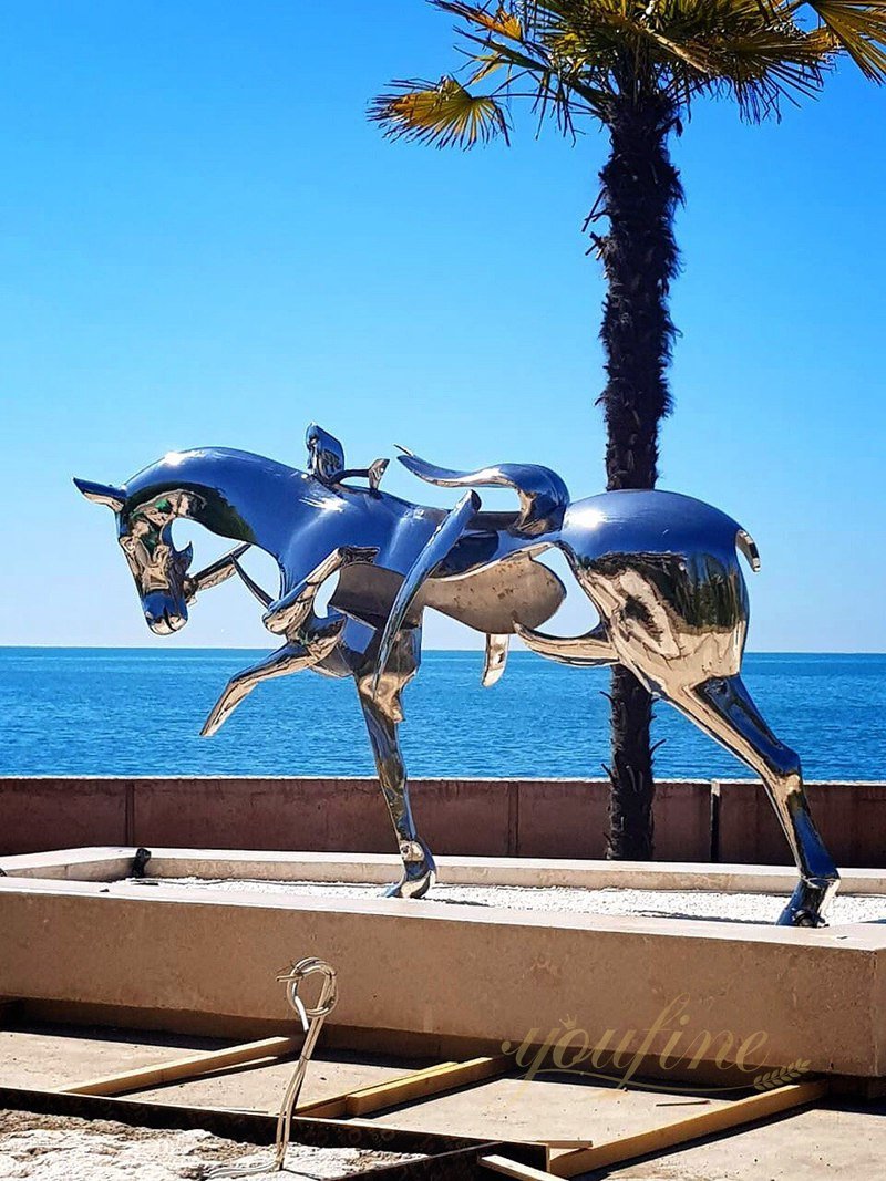 Abstract Horse Statue