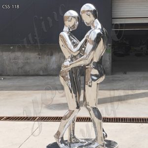  » Abstract Stainless Steel Custom Metal Human Sculpture for Sale CSS-118