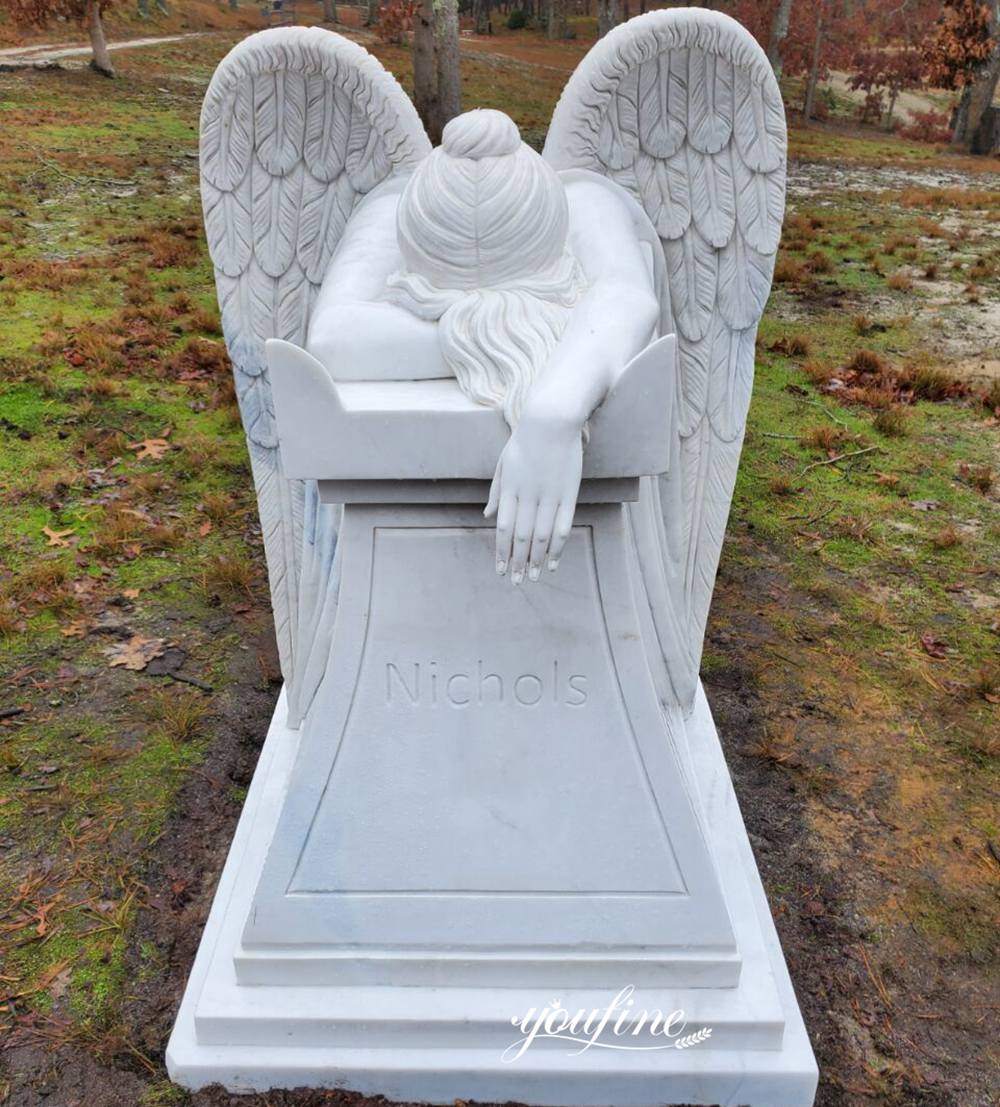 American Marble Mourning Angel Tombstone Memorial Feedback