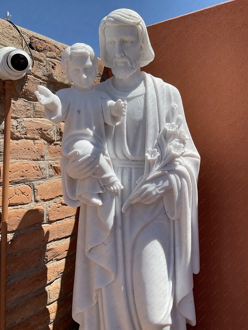 American Marble Saint Joseph Sculpture Feedback