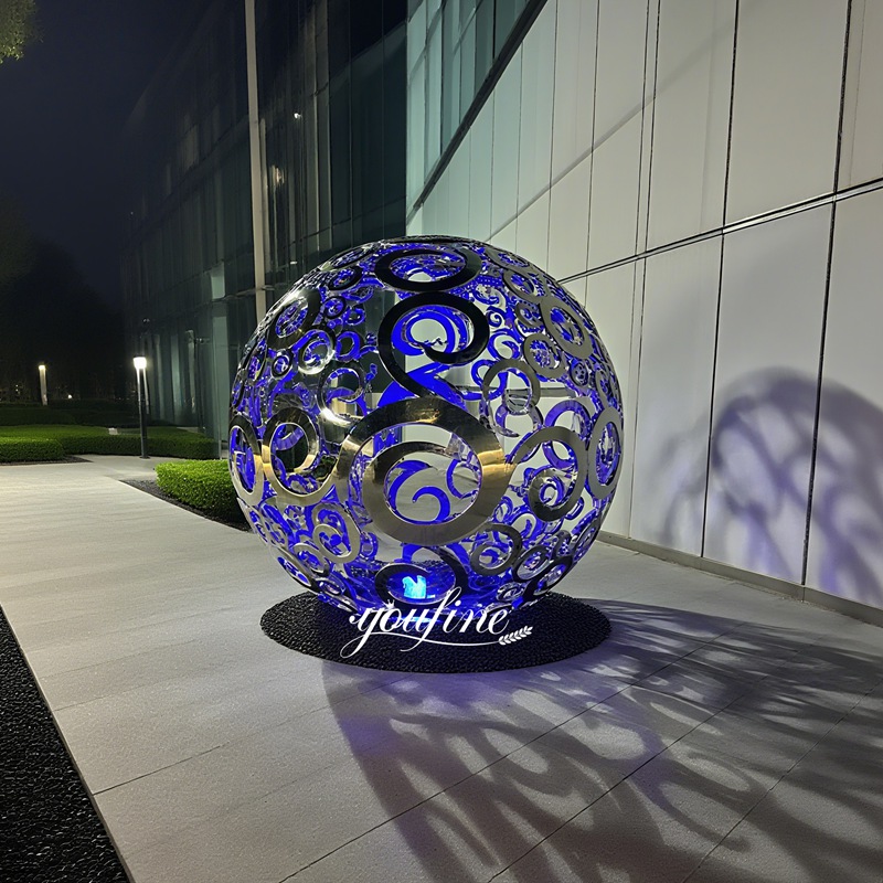 American Metal Hollow Ball Sculpture Feedback