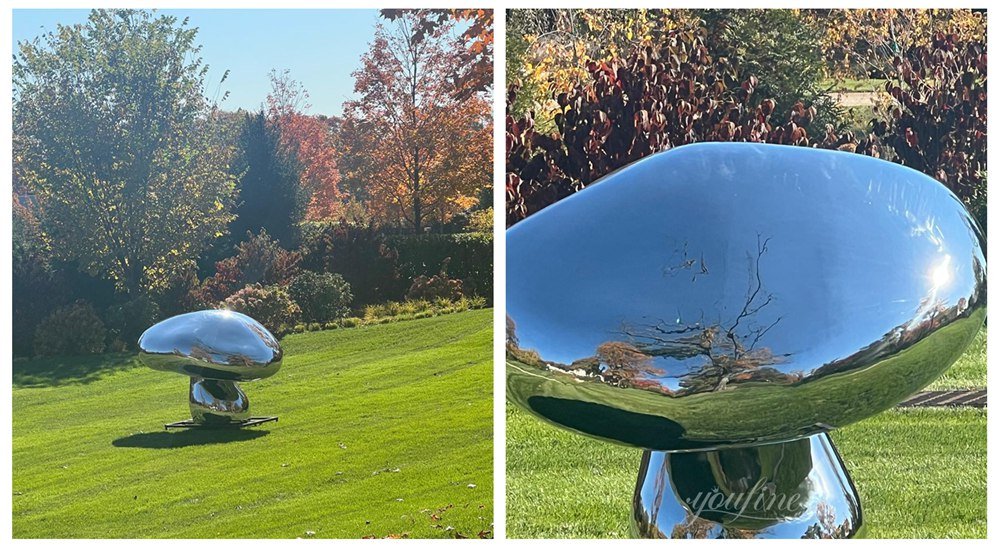 American Stainless Steel Mushroom Sculpture Feedback