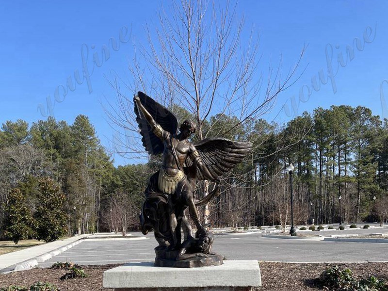 American bronze St Michael statue feedback