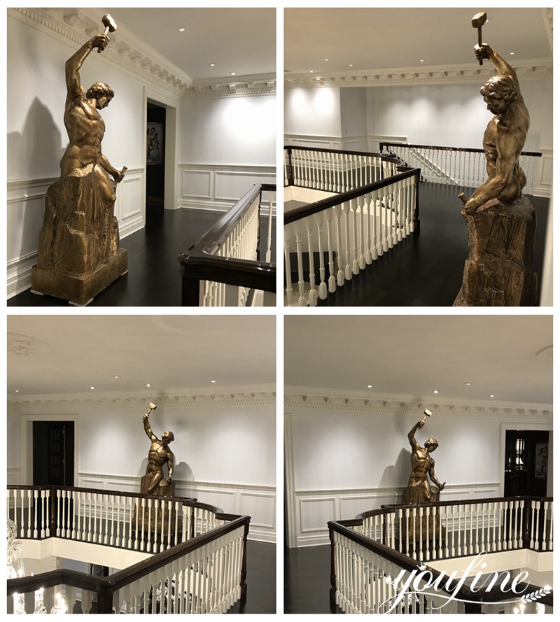 American large bronze self-made statue replica feedback
