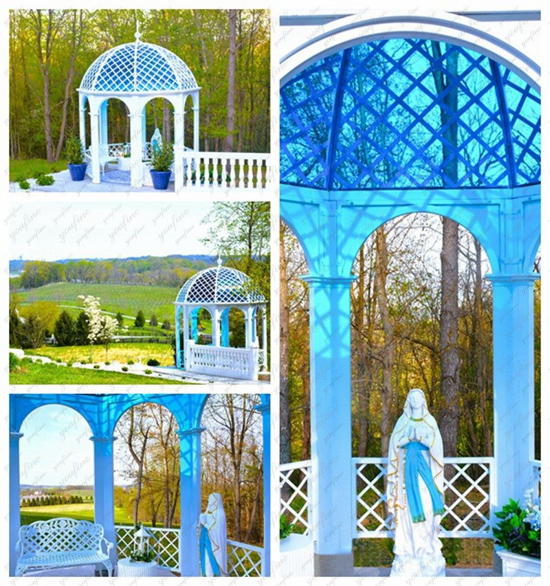 American lavender manor white iron gazebo feedback