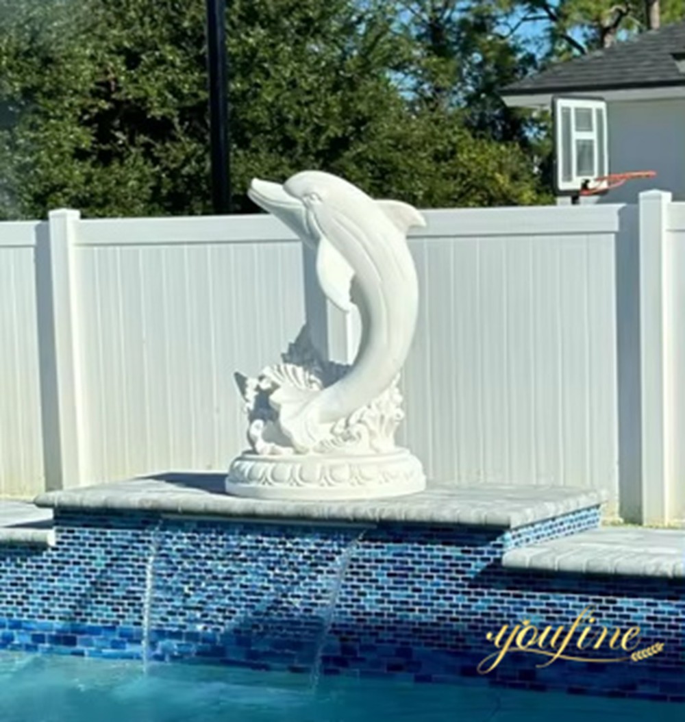 American marble dolphin sculpture feedback