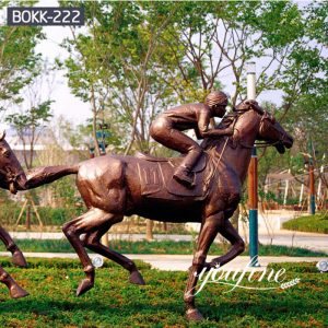  » Antique Bronze Horse Racing Sculpture Outdoor Decor Best Online BOKK-222