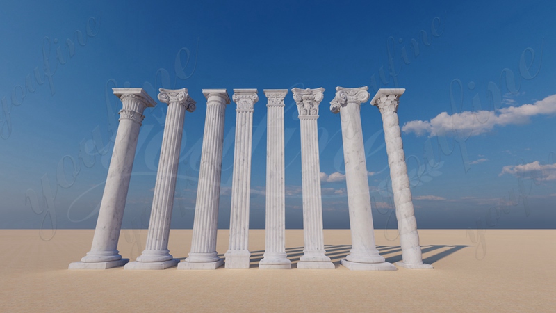 Architectural marble column