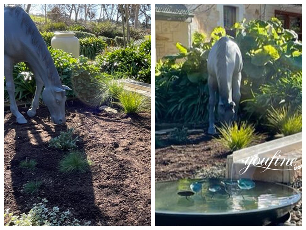 Australia Bronze Grey Large Horse Head Bust Feedback