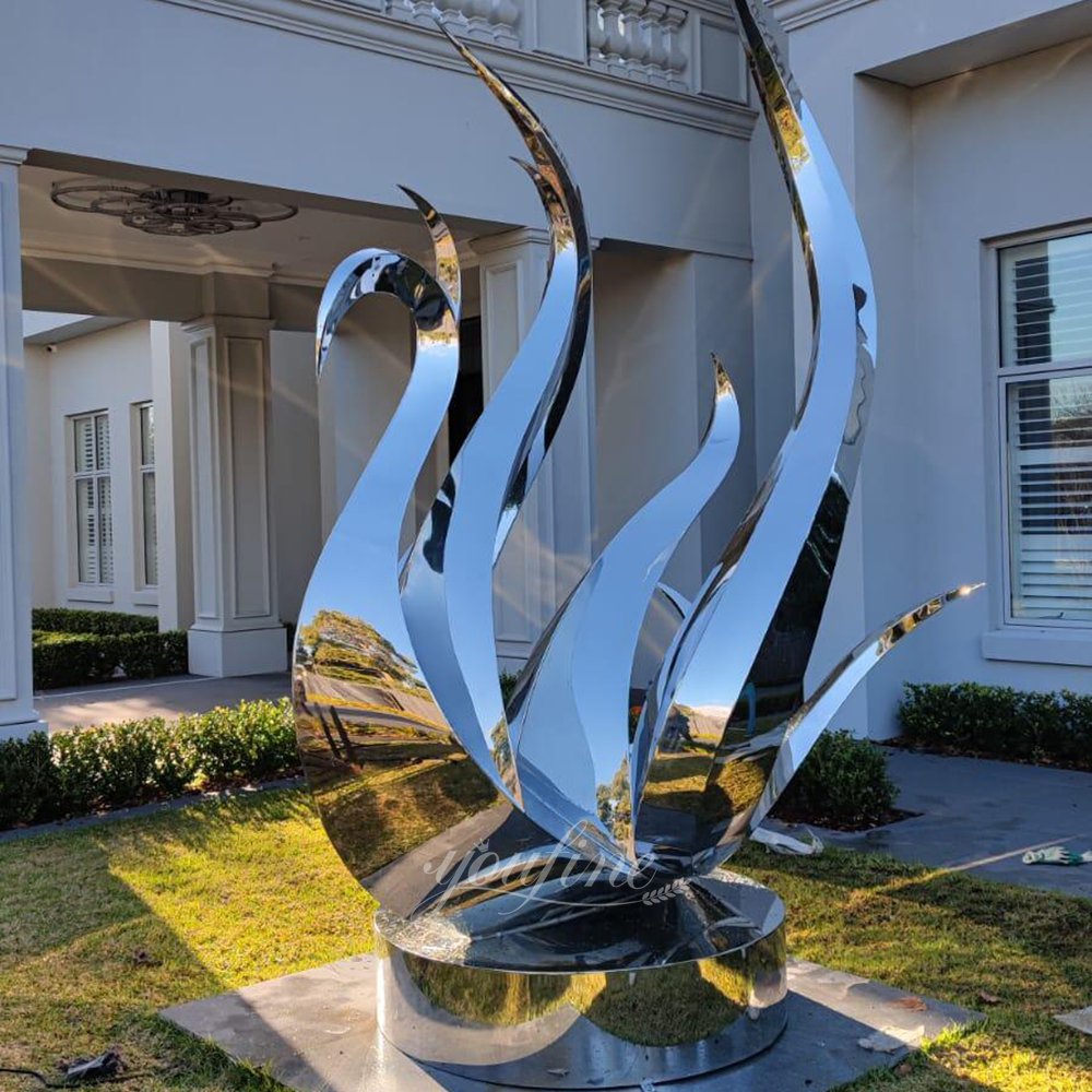 Australia Courtyard Large Mirror Stainless Steel Abstract Swan Sculpture Feedback