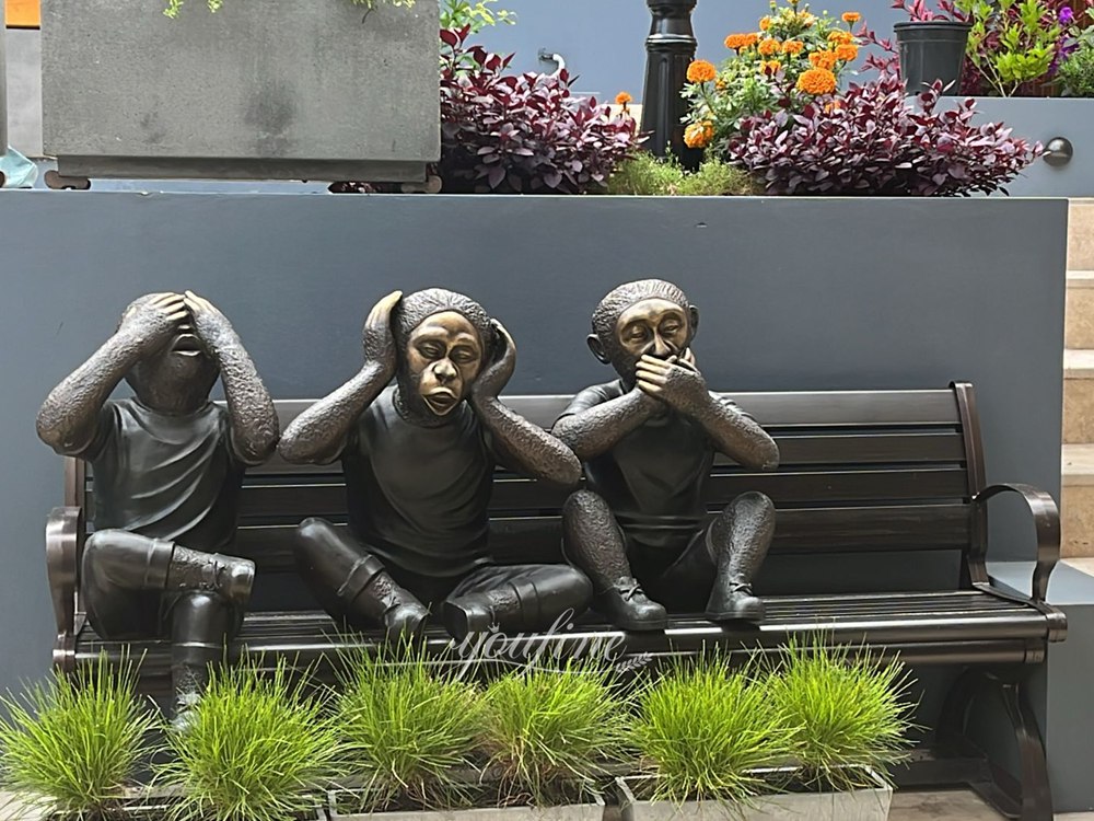 Australian Bronze Three Wise Monkeys Sculpture Feedback
