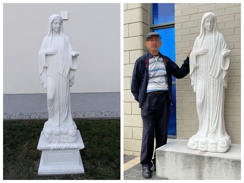 Austrian and Australian Marble Our Lady of Peace Sculptures Feedback